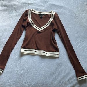 size S, chocolate long sleeve